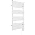 Grzejnik łazienkowy elektryczny UCS 911x500 biały, grzałka z prawej strony